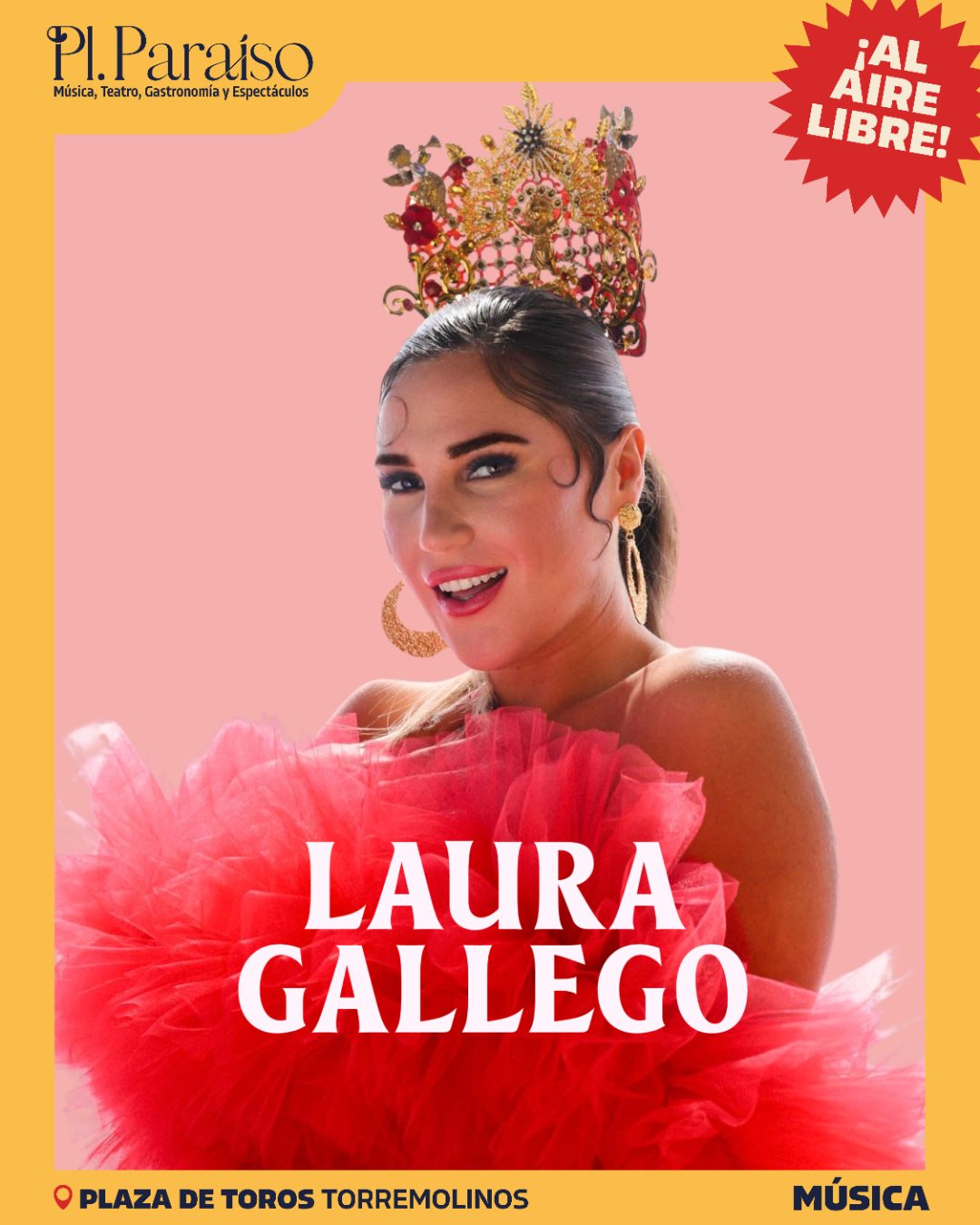 Laura Gallego cantando en directo.
